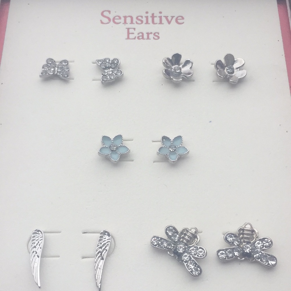 Sensitive Ears 5pc Set Earrings